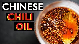 How to make Chili Oil EASY 5 MIN RECIPE CHINESE HOT SAUCE 中国辣椒油 [upl. by Belford]