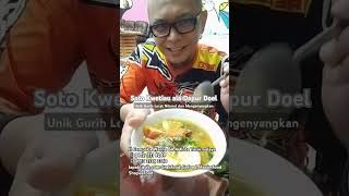 Soto Kwetiau ala Dapur Doel Rasa Unik Daun Ketumbar sotokwetiaudapurdoel kulinersoto kulinertasik [upl. by Alra277]