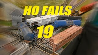 HO Derailments and Fails 19 [upl. by Neroc233]