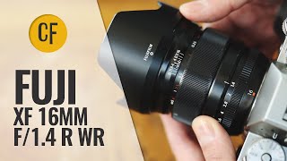 Fuji XF 16mm f14 R WR lens review with samples [upl. by Sebastian681]