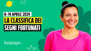 Oroscopo la classifica dei segni più fortunati della settimana dall8 al 14 aprile 2024 [upl. by Notwal]