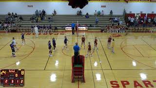 Sparta High vs Onalaska High School Girls JV Volleyball [upl. by Kraska]