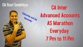 CA Inter AS Marathon  Part 2  Advanced Accounts  AS 19  CA Ravi Sonkhiya [upl. by Aray]