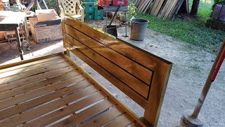 DIY  Queen Size Bed frame  Gmelina Wood [upl. by Pelaga]