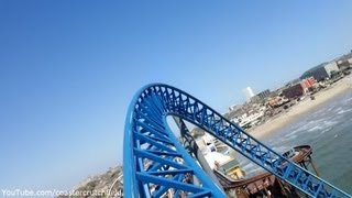 Iron Shark HD POV Galveston Island Historic Pleasure Pier [upl. by Llegna546]