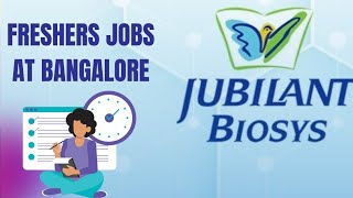 Freshers amp Experience Jobs At Jubilant Biosys freshersjobs experience msc mpharmacy [upl. by Maice]