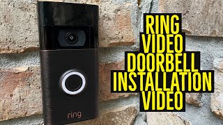 Ring Video Doorbell Installation Video [upl. by Maiocco]