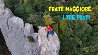 FALESIA DEI TRE FRATI  FRATE MAGGIORE  FINALE LIGURE CLIMBING [upl. by Hsirrehc]