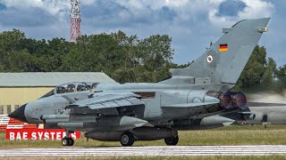 Panavia Tornado  German Air Force at RIAT 2023 4K [upl. by Inaleon]