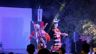 Zeliangrong traditional attire couple fashion show at Lotha Students Union Delhi freshers meet 2024 [upl. by Riti436]