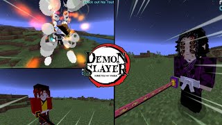 Minecraft Demon slayer addon 121addon demon slayer mcpe 121demon slayer addon mcpe 121 [upl. by Debee]