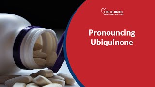 Pronouncing Ubiquinone [upl. by Ahsilrak485]