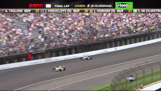 Indy 500 Race  2011 Winner  Exciting Final 4 Laps  Down to Last Turn [upl. by Collete]