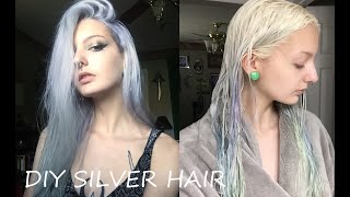 EASY Silver Hair Color IroIro in Silver and Purple [upl. by Ryun]