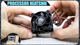 Heatsink Aluminum Socket Intel 370 AMD A462 3pin CPU Cooler FAN CoolerMaster  Short Video [upl. by Klemm]