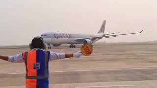 QATAR Airlines First flight in Bhairahawa कतार एयरले सुरु गर्यो भैरहवा उडान । आज एकै पटक तिन उडान [upl. by Nuahsyt]