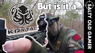 New Krytac Trident MK2 Gameplay 💥💥  SaltyOldGamer Airsoft Gameplay [upl. by Margreta]