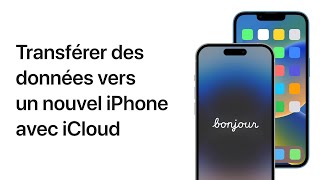 Transférer des données vers un nouvel iPhone  Assistance Apple [upl. by Assirrac]