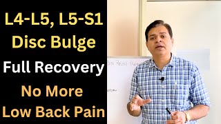 5 Steps For Disc Bulge Treatment Low Back Pain Full Recovery Herniated Disc Recovery Part1 [upl. by Maxentia]