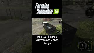 Wrześniowe Zniwa Sorgo  Farming Simulator 25  Odc 16  Part 2  Sebix shorts [upl. by Conover]