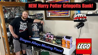 The Lego Harry Potter Gringotts Wizarding Bank Diagon Alleys MISSING Piece [upl. by Notyal]