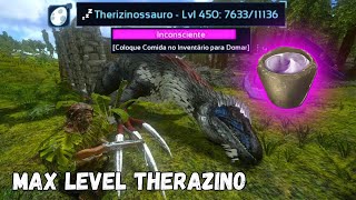 MAX LEVEL THERIZINOSAURUS TAMING ARK SURVIVAL EVOLVED MOBILE [upl. by Wilhelmine]