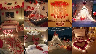 Wedding Anniversary Decoration Ideas  Wedding Decoration At Home [upl. by Aohk]