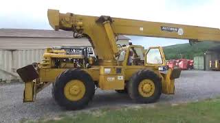 Pettibone Model 30 Rough Terrain Crane 4X4 15 Ton Crane Cummins Diesel Out Riggers For Sale [upl. by Siraval]