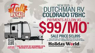 HOLIDAY WORLD FALL RV SALE ALVARADO TX amp DALLAS TX STORES [upl. by Rudelson]