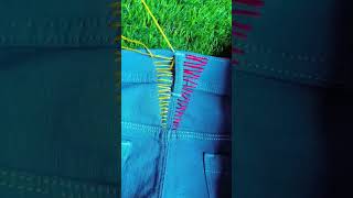 How to Downsize Jeans waist [upl. by Eidob]