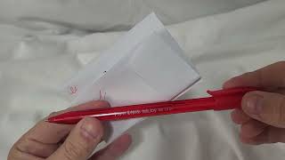 HONEST REVIEW of Paper Mate InkJoy 100ST Ballpoint Pens Medium Point Red [upl. by Sabino493]