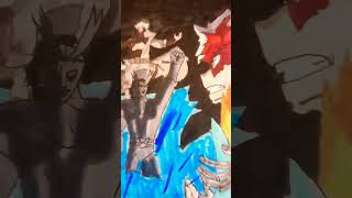 Dabi vs Todoroki season 7 drawing [upl. by Yenwat90]