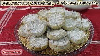 POLVOROSAS VENEZOLANAS Polvorones Mantecados muy facil y deliciosas [upl. by Mason]