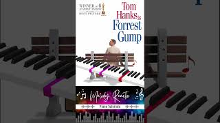 Forrest Gump Feather Theme  Alan Silvestri  piano tutorial [upl. by Kelcey603]