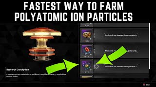 FASTEST WAY TO FARM POLYATOMIC ION PARTICLES  THE FIRST DESCENDANT [upl. by Pearline563]