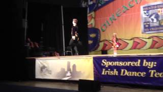 Irish Dancing Senior World Champions 2013  Claire Greaney and Tyler Schwartz [upl. by Yerggoeg]