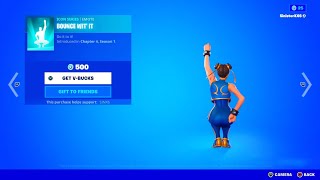 Fortnite Censored the new emote on ChunLi [upl. by Ennoved]