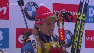 GABRIELA SOUKALOVÁ  Ruhpolding  Winner mass start [upl. by Ettesel]