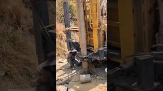 Improper process of inserting pipe into piling [upl. by Altheta]