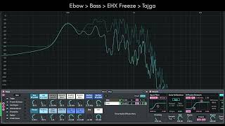 Ebow  Bass  EHX Freeze  Tajga [upl. by Llessur148]