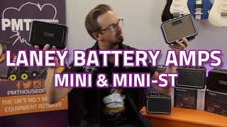 Laney Mini amp Mini ST Battery Powered Amps  Review amp Demo [upl. by Aciamaj]