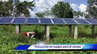 Bombeo solar 10 Hp para sistema de riego por aspersión [upl. by Kristin]