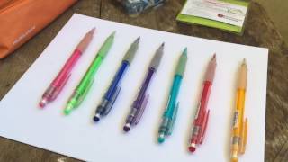 Pilots quotEnoquot Color Mechanical Pencils Review [upl. by Sanfred555]