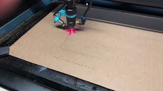 Laser cutting custom cardboard shipping boxes [upl. by Regan217]