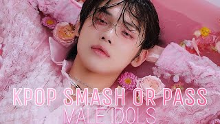 KPOP SMASH OR PASS MALE IDOLS VERSION [upl. by Pejsach365]