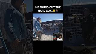 HE FOUND OUT THE HARD WAY🤦🏾‍♂️😂 funny dashcam comment like subscribe police [upl. by Otxilac]