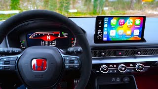 How to connect Apple CarPlay to Honda Civic Multimedia System 2023 [upl. by Nevada]