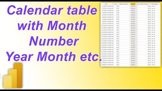 How to Create Calendar Table using DAX in PowerBI  MI Tutorials [upl. by Ludovick]