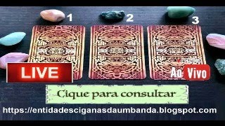 Consulta Cartas Ciganas Live Ao Vivo com doutrina Somente inscritos BARALHO CIGANO DOUTRINA [upl. by Nnylkoorb]