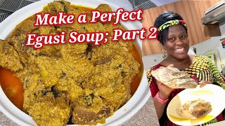 HOW TO COOK NIGERIAN EGUSI SOUP EASIEST RECIPE FOR BEGINERS [upl. by Bluhm]